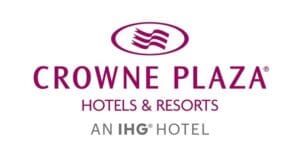A logo of crowne plaza hotels and resorts